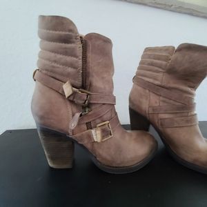 Tan Steve Madden Booties